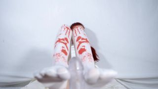 Kitty Moon - Kuchisake-Onna Nylon Foot Job Halloween Sex ...-3