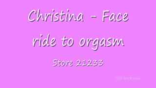 Christina - Face ride to orgasm - Female Domination Club-9