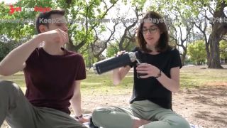 How Does a Day at the Park End Up with a Public Blowjob - Cute Teen Swallows...-1