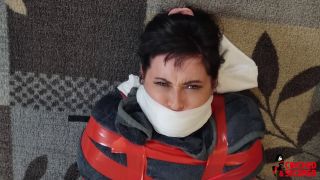 Lil Miz Unique - Mouth Packed, Mummified And Panty Hooded - CinchedAndSecured.-3