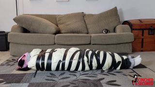 Lil Miz Unique - Mouth Packed, Mummified And Panty Hooded - CinchedAndSecured.-7