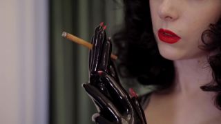 online video 27 mona wales bdsm Miss Ellie Mouse – Shiny Latex and Cigarette Smoke, glove fetish on gangbang xxx-5