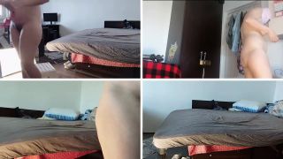 Hermina - Amateur wife dancing wildly in the naked house. Hot wife cuts off her clothes.-9