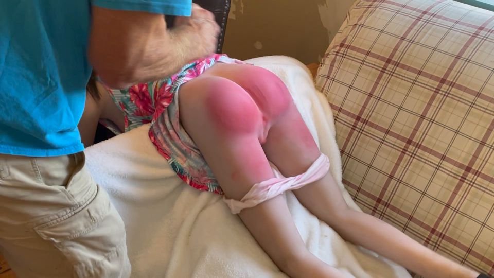 Naoko Gets Hand And Paddle Spanking.
