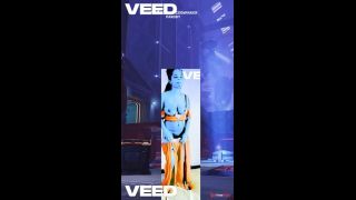 WIDOWMAKER PARODY OVERWATCH BLUE EXOTIC PORN-2