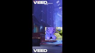 WIDOWMAKER PARODY OVERWATCH BLUE EXOTIC PORN-4