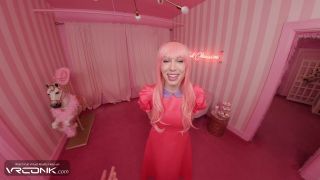 Virtual Reality VR Conk: Princess Bubblegum from Adventure Time Gives a Sloppy Blowjob in a Cosplay Parody | HD Porn-1