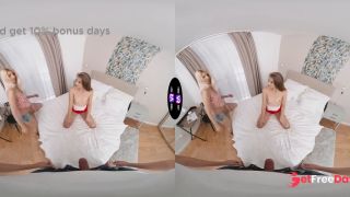 Horny Slut Distracts Her Best Friends Man With A Juicy Blowjob - TmwVRnet-1