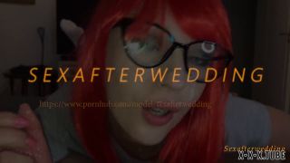 Cuckold porn Sexafterwedding Naughty Redhead Giving Blowjob Cum On Glasses Pov  Sexafterwedding -9