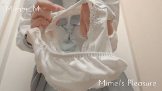 7125 Cute Japanese Schoolgirl Shows Dirty Panties and Puts Pa...-6