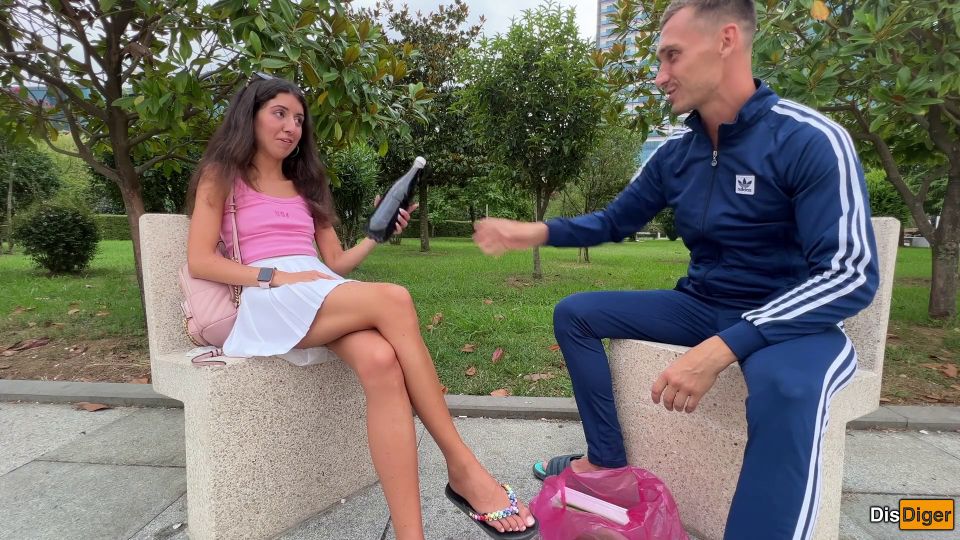 Street Guy Offered The Modest Girl A Drink And More... 1080p