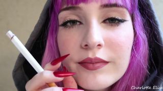 free porn clip 4 Charlotte Elise – Intense Worthless Loser Smoke Humiliation on smoking femdom titjob-1