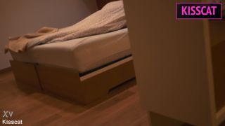 KissCat Stepson Cant Rest At Couch So Watch On Stepmom Masturbation And Fuck (Pornstar)-1