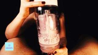 Messy 💦 POV Post Orgasm Torture With XSPACECUP Mastubator After Long E-6