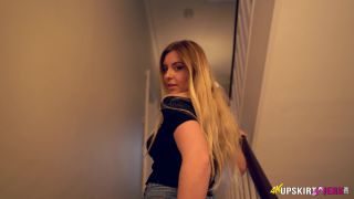 free porn video 49 UpSkirt Jerk - I Cant Pay | jerking | masturbation porn busty blonde gets big creampie-4