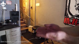 REAL LIFE BDSM COUPLE - (Ruby Mark) Double Hand Tawsing.-8