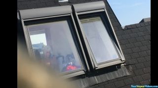 Big tits granny window  spy-1