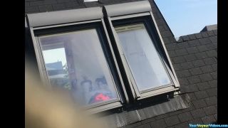 Big tits granny window  spy-5