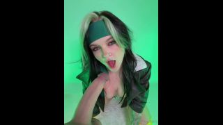 Dildo Blowjob With PeachJars As Rogue Cumshot Peach Jars-1