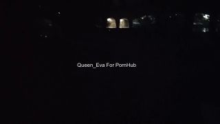 Queen Eva - Italian teen masturbates in a public park 720P - Public-0