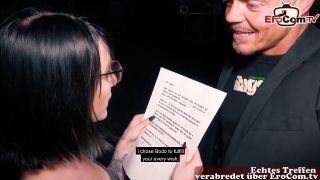 German 18yo student with glasses picked up online for a fuck p....-2