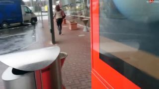Nylonwife - Leggings Spermawalk Heimlich vom Raststätten Mitarbieter vollgewixt 720P - Amateur-9