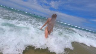 SecretCrush Letting Horny Strangers Watch Me Stuff My Swimsuit In My ASS¡ On Public Beach - 2160p-9