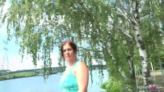 GERMAN_SC0UT - Big Ass Bbw Mature Mom Talk To Fuck At Street Casting - Outdoor-2