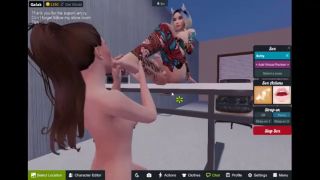 Cartoon 3DXchat Casting Lesbian-4