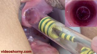  Stim99 presents Peehole play urethral sounding endoscope, big dildos on toys-6