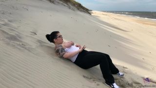 online clip 25 Gaberiella Monroe – BBW Public Beach Nudity | public flashing | solo female ashley fires femdom-2