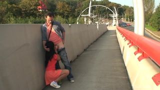 free video 40 anklet fetish cumshot | Exotic Elis Black Sucks Cock And Masturbates On Busy Streetcar Bridge | one on one-6