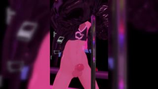 Denpi - Full tracking VR footage, Japanese boy pole dancing and masturbating-9