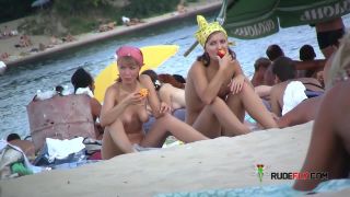 Nudist beach brings the best out of two hot teens  2-7