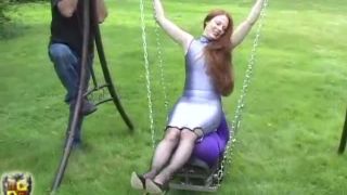 free porn video 1 Lydia and the garden swing Bondage | bondage | high heels porn sex bdsm gagged-5
