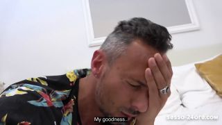 Lara De Santis - Italian Guy Cheats on Girlfriend with Hot Blonde Milf while Girlfriend is next Door-1