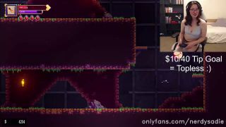 nerdysadie-onlyfans 2023-04-22 Onlyfans cut off the first half of the stream and it didn't-1
