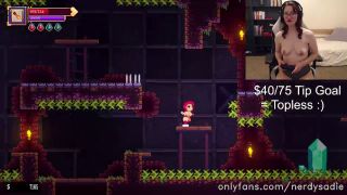 nerdysadie-onlyfans 2023-04-22 Onlyfans cut off the first half of the stream and it didn't-3