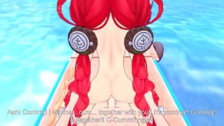 Wet Waifus - Ukinami Yuzuha Deposits your cum into her Throbbing Pussy - Zenless Zone Zero Hentai-9