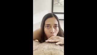 jacquiofm - Homemade POV: she sucks me while staring and then rides with her big ass until she cums hard-5