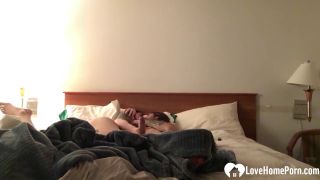Tattooed Nerdy Brunette Fucks Me On Our First Date In A Hotel - L0veHomePorn - Homemade-1