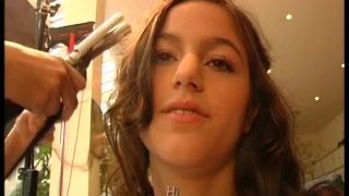 First porn video of the French teen Judy Minx. POV  casting-0