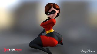 The Incredibles Helen Parr Anal Fucked by Black Superman Parody-1
