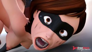 The Incredibles Helen Parr Anal Fucked by Black Superman Parody-6