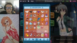 Gamer Girl Plays Huniepop And Uses A Vibrator While Playing-1