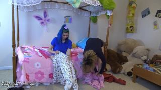 Diaperedonline2Picky Bunny B Picky Bunny  Red Teased at Sleepover for Pullups-1