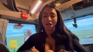 A Busty Arab Woman Gets Fucked By A Truck Driver In A Truck (Big Tits porn) Yasmina Khan-1