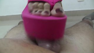 Violeta’s SODA Flip Flops Great Footjob!!!-8