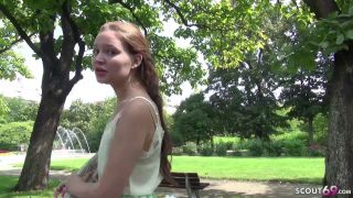 GERMAN_SC0UT - 19yr Old College Mia Get Big Cock Anal Fuck After Street Model Casting - Outdoor-1