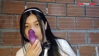 Different positions for a slim 18-year-old schoolgirl Homemade video-3